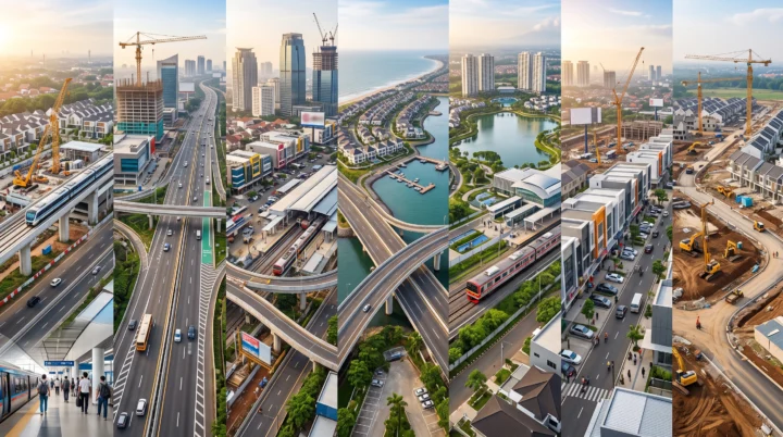 7 Kawasan Penyangga Jakarta: Harga Tanah Diprediksi Meroket Imbas Proyek Infrastruktur Publik